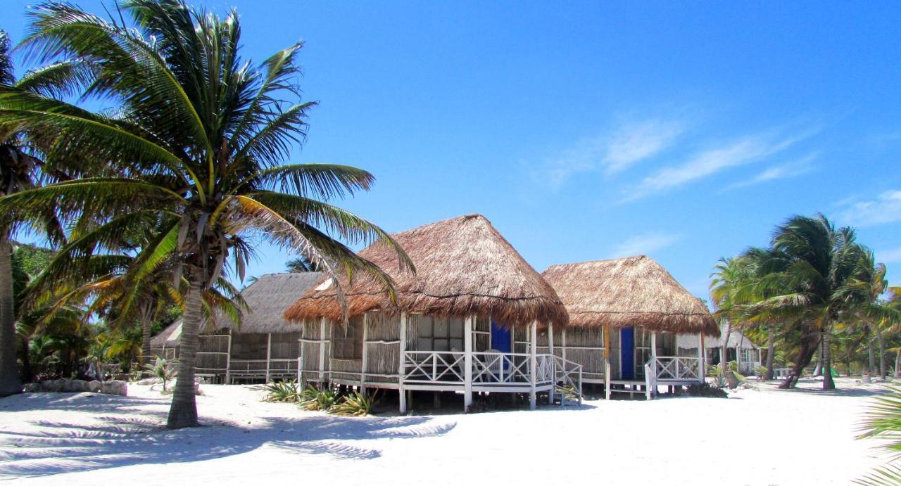 Cabanas Ecoturisticas Costa Maya 玛哈威 外观 照片