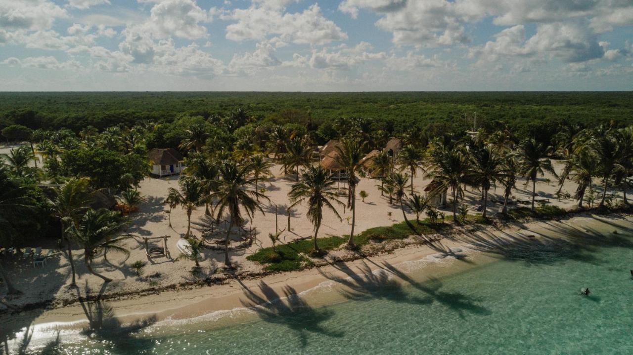 Cabanas Ecoturisticas Costa Maya 玛哈威 外观 照片