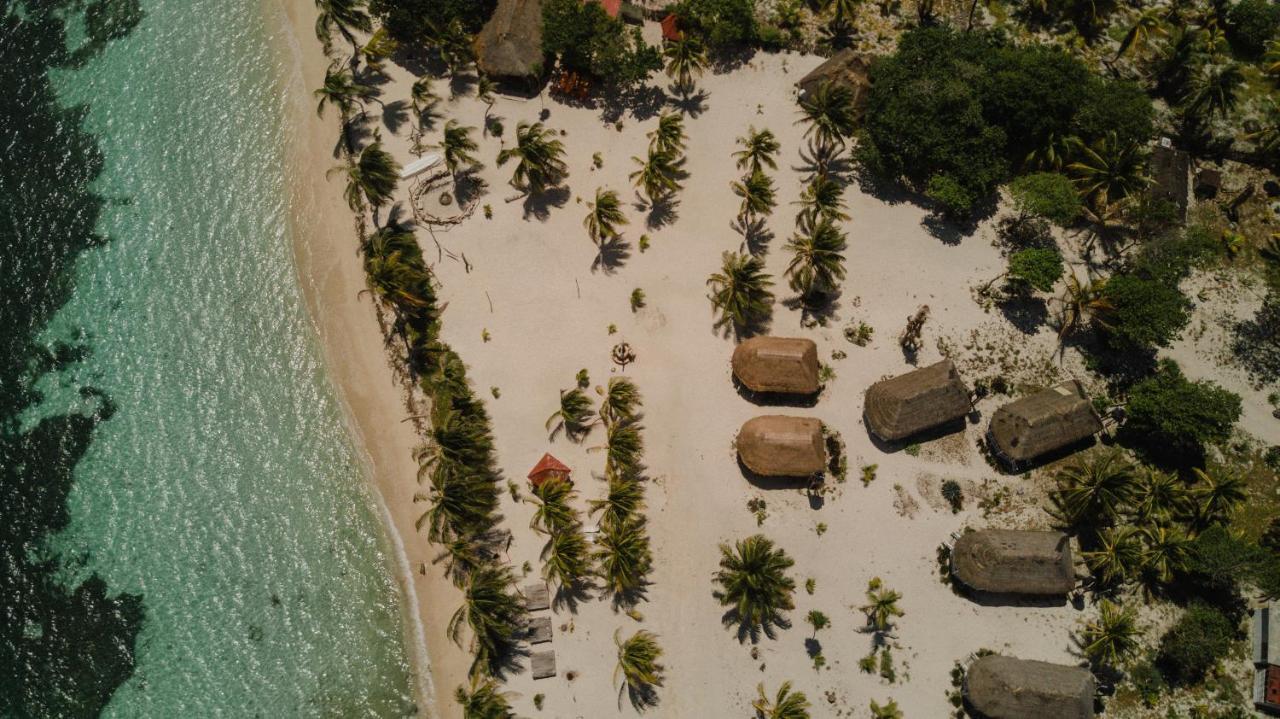 Cabanas Ecoturisticas Costa Maya 玛哈威 外观 照片
