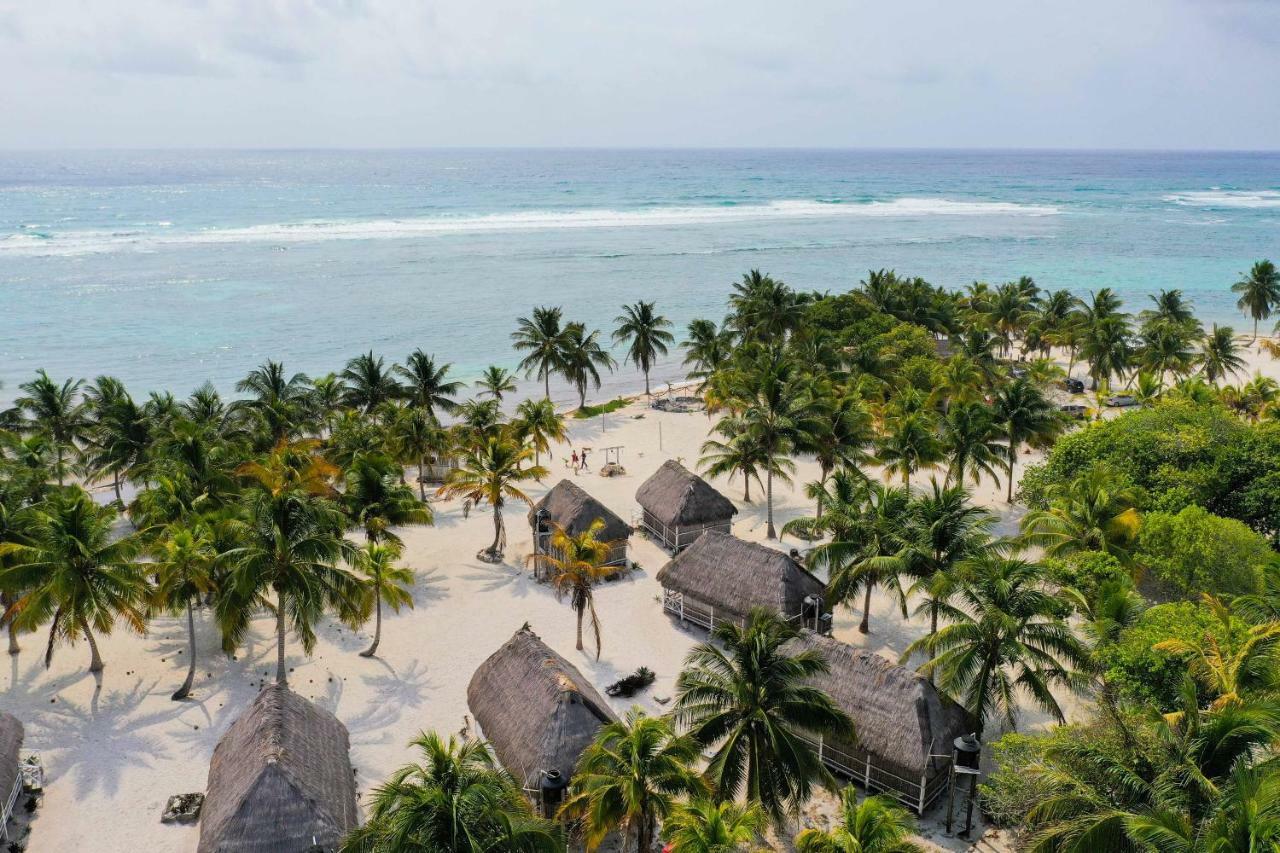 Cabanas Ecoturisticas Costa Maya 玛哈威 外观 照片